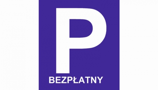 znak bezplatnego parkingu