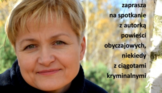 plakat ze zdjęciem autorki