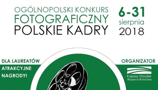 Plakat konkursu Polskie Kadry