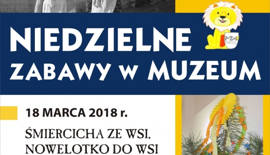 plakat ze starym zdjęciem obrzędów wielkancnych