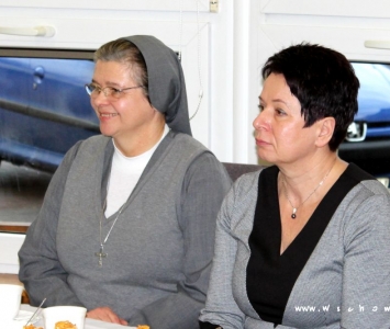 burmistrz z siostrą dyrektor