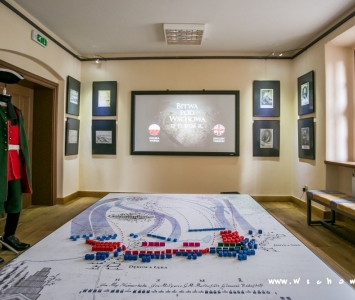 sala muzeum ziemi wschowskiej z bitwą pod wschową